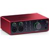 FOCUSRITE SCARLETT 4I4 4TH GEN scheda audio usb a 24bit/192kHz 4In/4out e cuffia