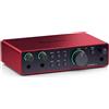 FOCUSRITE SCARLETT 2I2 4TH GEN. interfaccia scheda audio usb C produzione studio