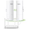 Adalov Ponte WiFi Esterno CPE380 e Router WiFi 6 AX3000, Kit Bridge Wireless