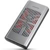 AXAGON EEM2-20GD Custodia Esterna USB-C 20Gbps in Alluminio per 2 SSD M.2 NVMe