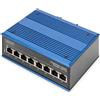 ‎DIGITUS DIGITUS Switch di rete - Gigabit Ethernet 8 porte - Montaggio su DIN rail - Mors