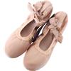 SWEATY BETTY Prima Ballerina Scarpe Da Donna EU41 (7) Rosa Danza Pelle Stretch