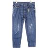 DIESEL Marhky 084XD Jeans Da Uomo W34/L32 Slim Skinny Lavati Blu Cotone Stretch