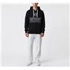Superdry Surplus Goods Graphic Hood Felpa Con Cappuccio Uomo M Nero 100% Cotone