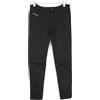 Diesel De-Cinty 8880r Donna Jeans W30 Nero Stretch Biker Aderente Spacco Knee