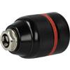 vhbw mandrino a cambio rapido compatibile con Metabo 602316840, PowerMaxx SB 12 BL, BE 600/13-2 avvitatori a batteria, trapani rosso/nero