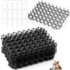 YIYIZI Tappetino Repellente per Gatti,15 Pezzi 20x15cm Plastica Rete per Gatti con Punte con 15 Picchetti, Gattis, Cani, Volpi,Dissuasore per Gattis per Giardino, Divano - Barriera Interno/Esterno