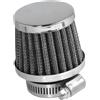 Generico Filtro Aria Racing N Y P S O Sportivo Universale - Attacco Ø 38mm - In Rete Metallica Forma Cilindrica Diritta - Per Moto, Scooter, Pit Bike e Quad - Cod. 100601020