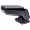 r. rati ARMSTER S Poggiabraccio Compatibile con Citroen C3 Picasso 2009-2017 in Pelle Artificiale Nera