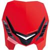 Polisport 8670800004 - Faro anteriore E-BLAZE in fibra di carbonio con lampada a LED compatibile con tutti i modelli motocross/enduro in colore rosso