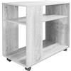 Argonauta Mobile Porta TV con rotelle Bianco cm 80 x 30 x 56 h