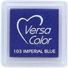 Tsukineko Versasmall VersaColor - Timbro a cubo Piccolo 25 × 25 mm, Colore: Blu