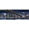 Schmidt Spiele Puzzle New York Dark Night, Manfred Voss, puzzle panoramico, panorama, 1000 pezzi, 59621