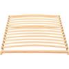 vidaXL Letto a doghe marrone 70 x 190 cm in legno massiccio di faggio