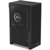 NZXT H2 Flow, Small Form Factor (SFF), PC, Nero, Mini-ITX, Acciaio, Vetro temperato, 7,5 cm