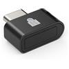 Kensington VeriMark IT 2.0: Chiavetta di sicurezza USB-C con riconoscimento delle impronte digitali - Compatibile con Windows Hello e Windows Hello for Business, 36 g, 80 mm, 20 mm, 134 mm, Nero, Windows Hello