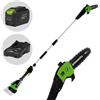 Greenworks G48PS - Potatore su asta di prolunga a batteria 48V - Batteria 4Ah