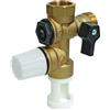 SOMATHERM FOR YOU - Gruppo di sicurezza in ottone NC 20/27 (3/4 '') con una guardia d'aria dritto. Corpo di sicurezza obbligatoria per scaldabagni, Grigio