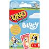 Mattel Games, UNO junior Bluey, dai 3 anni, 2-4 giocatori