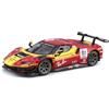 Burago Bburago Ferrari 296 GT3#51 - Macchina da corsa da collezione, scala 1:43