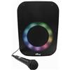 Lexibook Altoparlante IParty Bluetooth®, Effetti di Luce, Microfono, Batteria Ricaricabile, Nero, K8210LXB