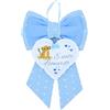 ideeanto Fiocco nascita coccarda nascita personalizzato con il nome del tuo bambino/a Made in Italy (Bimbo 12)