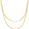 JOOP! Gioielli da donna in acciaio inossidabile color oro, forniti in una confezione regalo per gioielli, Doppia Fila