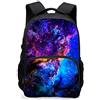 CAIWEI Zainetto per adolescenti, Universo Spazio TrendyMax Galaxy Pattern Zaino Carino per la Scuola, Nero, 17.5 * 13 * 6.7 Inch, Portatile