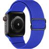 OXWALLEN Cinturino Intrecciato Compatible con Apple Watch Séries 44mm 45mm 46mm 49mm, Sportiva Nylon Regolabile Ricambio Elastica Cinturi Compatible per iWatch 10/9/8/7/6/5/4 SE Ultra 2/1