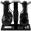 Geekria Supporto doppio per cuffie in acrilico per cuffie on-ear, supporto per headset gaming, appendino da scrivania compatibile con AKG K845, Sony WH-1000XM6, WH-1000XM5, Sennheiser, JBL (Nero)
