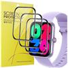 Blueshaweu Proteggi schermo per PTHTECHUS Smartwatch 1.69 S80 / S80K, [3 Pezzi] Pellicola protettiva per PTHTECHUS S80 Smartwatch (Transparent)