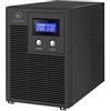 Atlantis Gruppo di Continuità UPS 3000VA/2100W, onda sinusoidale pura | Line Interactive, case in metallo, LCD, USB-HID, 6 IEC, 4 batterie 12V 7Ah, RS232, slot SNMP, software, cod. A03-HP4003P