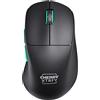 CHERRY XTRFY M64 WIRELESS, Mouse da Gioco Ultraleggero senza Filo, Radio a 2,4 GHz, Ottimizzato per esports, Forma Ergonomica con Parte Anteriore Piatta, Nero