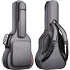 CAHAYA Borsa Chitarra Imbottita 18mm Custodia per Chitarra Acustica e Classica [Ultima Versione Rinforzata] con 5 Tasche Portaoggetti CY0176