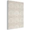 MuchoWow© MuchoWow© Pannelli Decorativi Fonoassorbenti Parete Quadri | 30x40 cm - Isolamento Acustico Fonoassorbente Isolante Fonoisolanti Pannello Decorativo Insonorizzanti Onde - Struttura