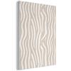 MuchoWow© MuchoWow© Pannelli Fonoassorbenti Decorativi Pannello | 30x40 cm - Fonoassorbente Quadri Insonorizzanti Per Pareti Isolamento Acustico Decorativo Isolante Astratto - Zebra - Beige