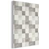 MuchoWow© Pannelli Decorativi Fonoassorbenti 30x40 cm Parete Quadri Isolamento Acustico Fonoassorbente Isolante Fonoisolanti Pannello Decorativo Insonorizzanti Motivo - Scacchiera - Venature del legn