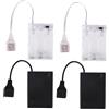 BTFO 4pz Pacco Batteria Portatile da per Insegna Al Neon a LED da 5V, Converte Le Luci Al Neon USB in Batterie Alimentatore per Uso Interno Ed Esterno