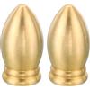 PATIKIL 2pz M10 Filetto Lampada Finale Cappuccio Pomello Ottone 17.5x32mm | Lampada Ombra Arpa Top Vite Cappucci, decorazioni, Fissaggio, per Tavolo Lampade Pavimento Lampade