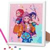 ZephyrHome Kpop Diamond Painting, 5D DIY Demon Kit Pittura con Diamanti, Decorazione creativa per la casa con la pittura a diamante, Diamond Painting Personalizzato per Bambini Principianti, 17x22 cm