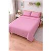 GX GARGIX Completo Letto Matrimoniale in Flanella Calda e Morbida, Set 4 Pezzi con Lenzuolo Sopra, Lenzuolo Sotto e 2 Federe, Ideale per l'Inverno, Varie Fantasie