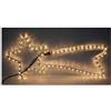 COSE DA CASA Stella Cometa Luminosa bianca calda illumnazione di natale 72 luci fisse cm27x66 per Interno ed Esterno Decorazione Natalizia casa giardino presepe