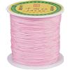 Craftdady- Cordoncino in nylon intrecciato per perline da 0,5 mm, per nodi cinesi, macramè, braccialetti fai da te, collane e gioielli, da 137 metri, colore: rosa perlato