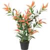 HOMCOM Photinia artificiale 90cm con 300 foglie realistica