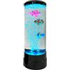 Lancoon Bolla Pesce Luce Lampada Decorativa da Tavolo con Pesci Artificiali | Luce LED per Acquario con 7 Colori Cangianti Bolle d'Acqua per Camera da Letto Soggiorno Ufficio