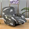 WWQQKJ Copripoltrona Relax reclinabile Elasticizzata, 1 2 3 posti Copridivano Poltrona Relax Antiscivolo Copertura Fodera per Poltrona reclinabile con Tasca(J,1 Seat (4pcs))