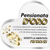 NAÏZAYA Idea Regalo Pensionamento Donna - Targa Cuore in Acrilico - Idee Regali Pensione Personalizzato