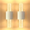 YindaLux LED Applique da Parete Interno 4W 3CCT Notturna Dimmerabile 2PCS Bianco