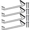 AMZMUKAUP 4 Pezzi Portabicchieri da Vino, Portabicchieri Sospeso Porta Bicchieri Da Mensola, Porta Calici Sotto Armadio, Porta Bicchieri Organizer Per Cucina Bar Armadietto Casa, 40CM