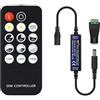 BTF-LIGHTING Controller Dimmer RF Mini 14Tasti per Strisce LED 2PIN (V+ V-) DC5-24V